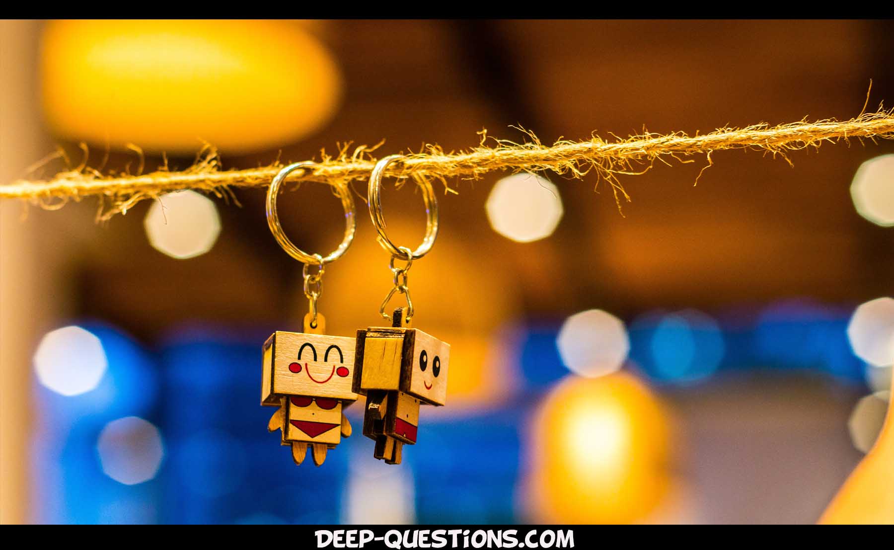 Love keychain on personal questions to ask a guy